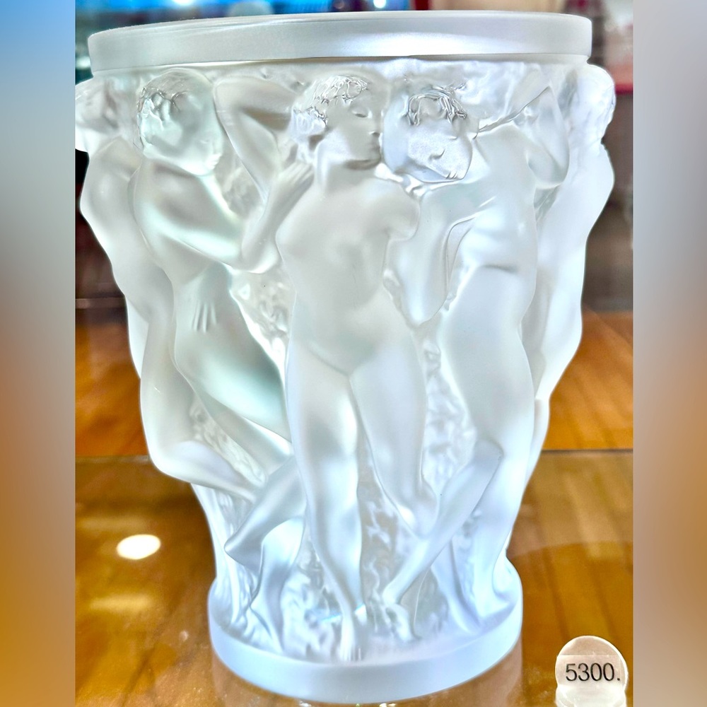Lalique Ironic Vase - clear